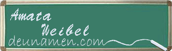 Amata Weibel Visitenkarte